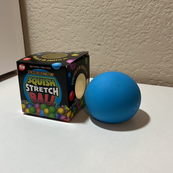 Blue squishy and stretchy fidget ball! Brand new! - Picture 2 of 3